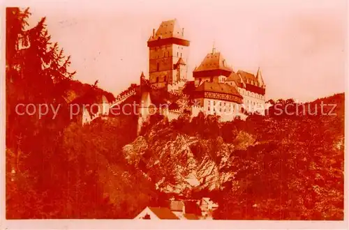 AK / Ansichtskarte Hrad_Karlstejn_CZ Festung 