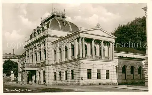 AK / Ansichtskarte Marienbad_Tschechien_Boehmen Kurhaus Aussenansicht Marienbad_Tschechien