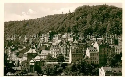 AK / Ansichtskarte Karlsbad_Eger_Karlovy_Vary Teilansicht 