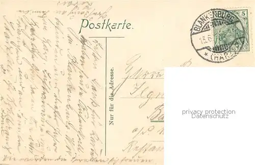 AK / Ansichtskarte Blankenburg_Harz Teufelsmauer Blankenburg_Harz