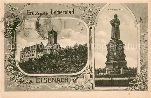 AK / Ansichtskarte Eisenach Lutherdenkmal Wartburg 