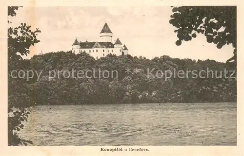 AK / Ansichtskarte Konopiste_CZ Konopiste u Benesova 