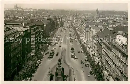 AK / Ansichtskarte Prag__Prahy_Prague Wenzelsplatz 