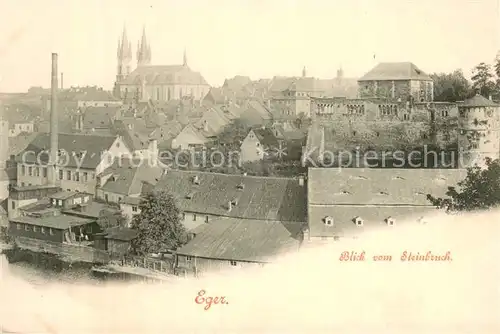 AK / Ansichtskarte Eger__Cheb_Tschechien Teilansicht 