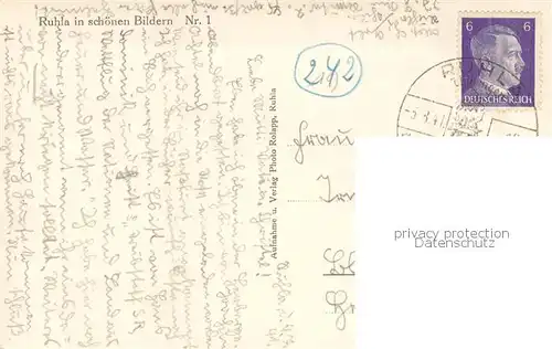 AK / Ansichtskarte Ruhla Gesamtansicht Ruhla