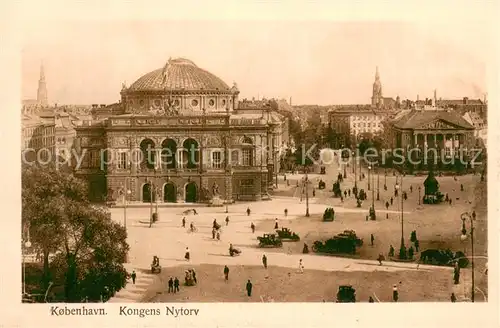 AK / Ansichtskarte Kobenhavn Kongens Nytory Kobenhavn