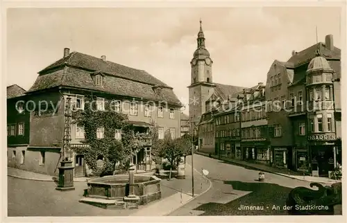 AK / Ansichtskarte Ilmenau_Thueringen An der Stadtkirche Ilmenau Thueringen