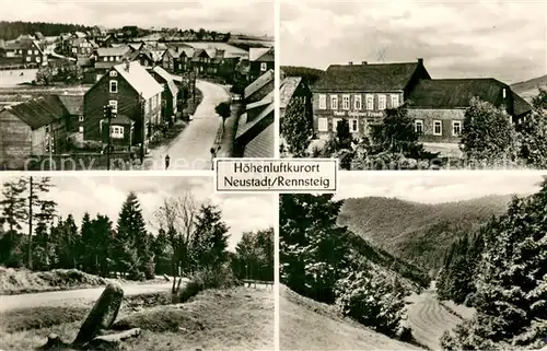 AK / Ansichtskarte Neustadt_Rennsteig Teilansichten Panorama Neustadt_Rennsteig