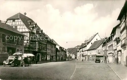 AK / Ansichtskarte Wasungen Marktplatz mit Rathaus Wasungen