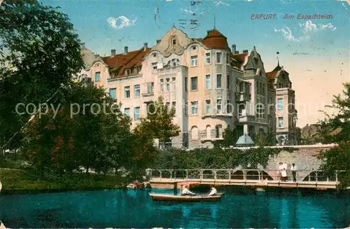 AK / Ansichtskarte Erfurt Am Espachteich Erfurt