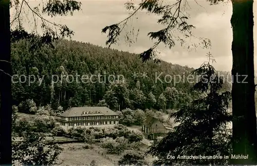 AK / Ansichtskarte Eisenberg_Thueringen Amtsschreibermuehle im Muehltal Eisenberg Thueringen