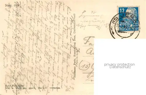 AK / Ansichtskarte Jena__Thueringen Panorama Zeisswerke Markt 