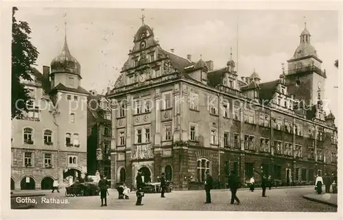 AK / Ansichtskarte Gotha__Thueringen Rathaus 