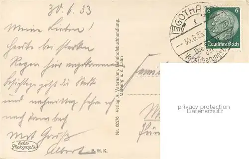 AK / Ansichtskarte Gotha__Thueringen Rathaus 