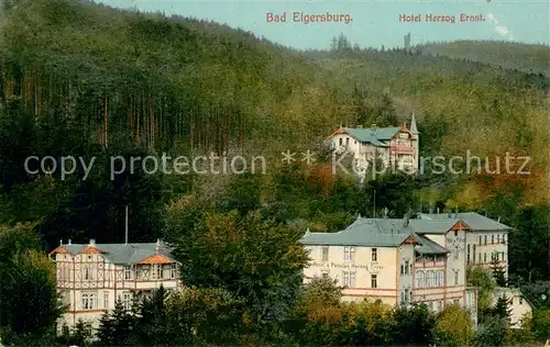 AK / Ansichtskarte Bad_Elgersburg Hotel Herzog Ernst Bad_Elgersburg