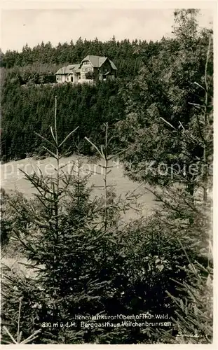 AK / Ansichtskarte Oberhof_Thueringen Berggasthaus Veilchenbrunnen Oberhof Thueringen