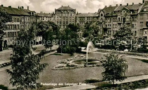 AK / Ansichtskarte Erfurt Parkanlage am Leipziger Platz Erfurt