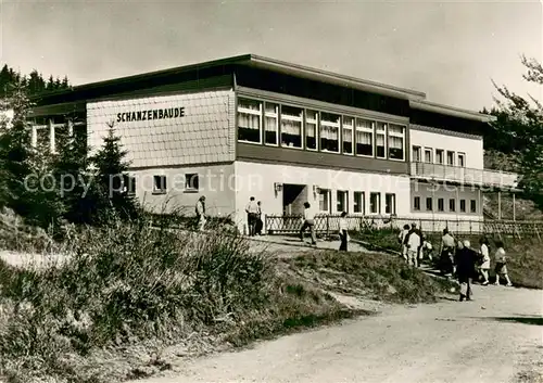 AK / Ansichtskarte Oberhof__Thueringen Schanzenbaude 
