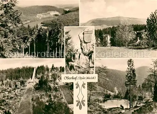 AK / Ansichtskarte Oberhof__Thueringen Panorama Schanze Teilansichten 