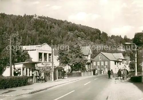 AK / Ansichtskarte Sitzendorf_Thueringen Strassenpartie Sitzendorf Thueringen