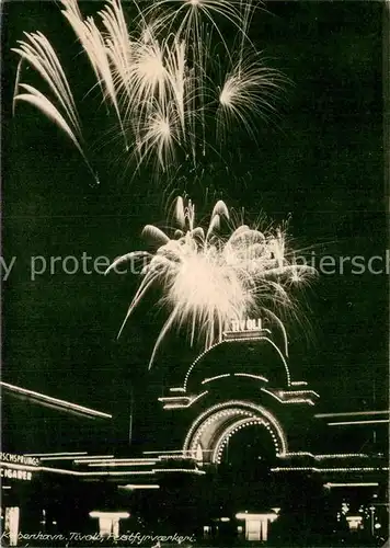 AK / Ansichtskarte Copenhagen_Kobenhavn_DK Tivoli Feestfyrvaerkeri 