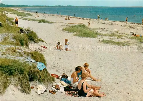 AK / Ansichtskarte Marielyst_DK Strandpartie 