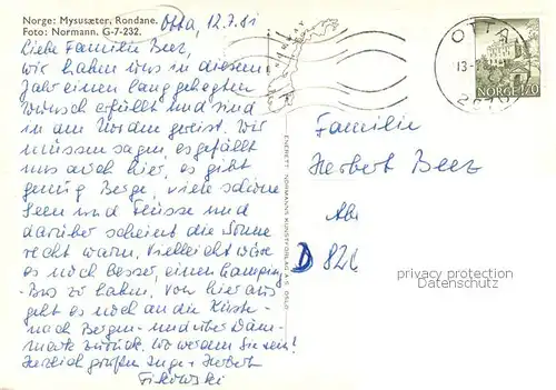 AK / Ansichtskarte Rondane_Norge Mysusaeter Panorama 