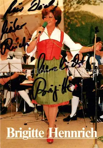 AK / Ansichtskarte Stuttgart Brigitte Hennrich Saengerin Stuttgart