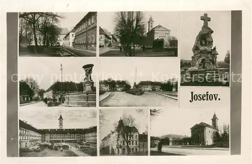 AK / Ansichtskarte Josefov_Jaromer_Josefstadt Teilansichten Kirche Schloss Denkmal 