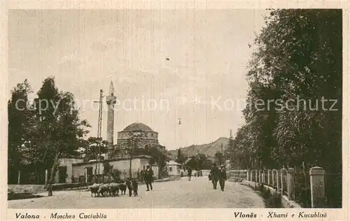 AK / Ansichtskarte Valona_Albania Moschea Cuciublia 