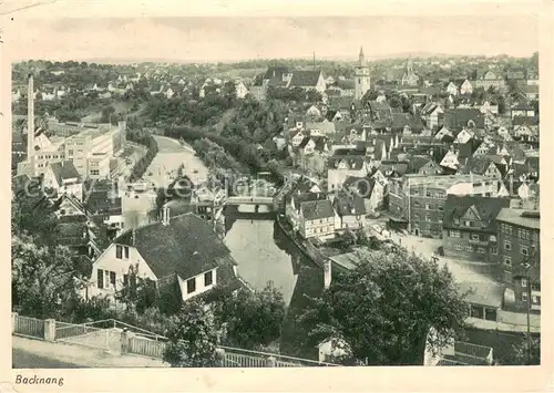 AK / Ansichtskarte Backnang Panorama Backnang