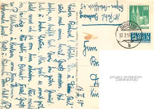 AK / Ansichtskarte Backnang Panorama Backnang