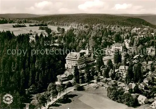AK / Ansichtskarte Freudenstadt Luz Hotel Waldlust Fliegeraufnahme Freudenstadt