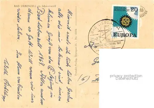 AK / Ansichtskarte Bad_Liebenzell Fliegeraufnahme Bad_Liebenzell