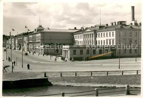 AK / Ansichtskarte Helsinki_Suomi Presidentin linna 