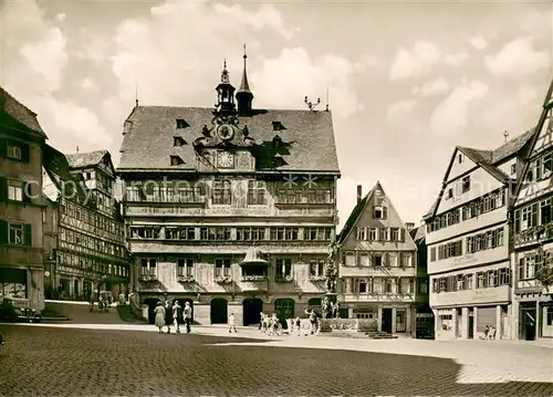AK / Ansichtskarte Tuebingen Marktplatz Tuebingen
