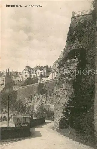 AK / Ansichtskarte Luxembourg__Luxemburg Neuenweg 