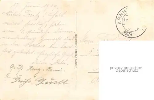 AK / Ansichtskarte Amsterdam__NL Vredeskerk Plan Zuid 