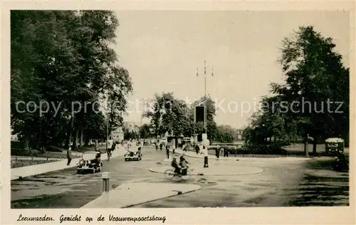 AK / Ansichtskarte Leeuwarden_NL Gezicht op de Vrouwenpoortsbrug 
