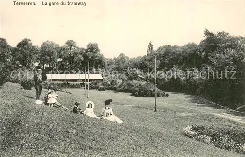 AK / Ansichtskarte Tervueren La gare du tramway Tervueren