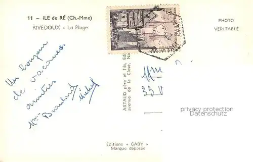 AK / Ansichtskarte Rivedoux Plage_17 Panorama 