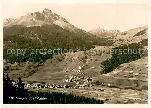 AK / Ansichtskarte Savognin Panorama Oberhalbstein Savognin