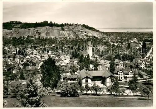 AK / Ansichtskarte Thal_Rorschach Panorama mit Steinernem Tisch und Bodensee Thal Rorschach