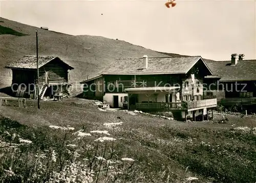 AK / Ansichtskarte Ober Tschappina_Obertschappina_GR Berghaus Pension Restaurant Alpenblick 