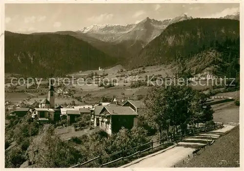 AK / Ansichtskarte Filisur_GR Gesamtansicht mit Alpenpanorama 