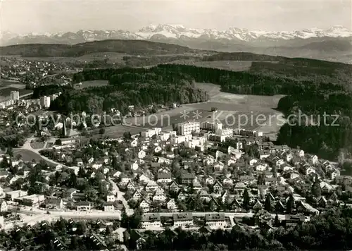 AK / Ansichtskarte Zollikerberg_ZH Panorama Blick gegen Glarneralpen 