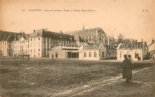 AK / Ansichtskarte Chartres_28 Cour du Quartier Rapp Eglise Saint Pierre 