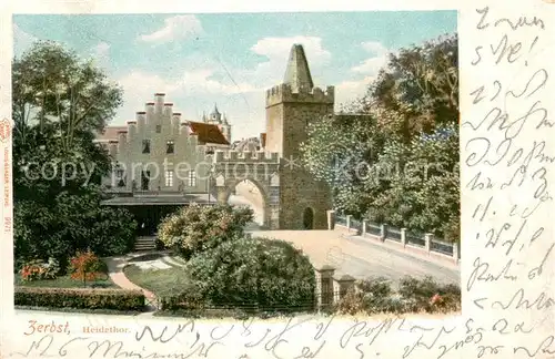 AK / Ansichtskarte Zerbst Heidethor Zerbst