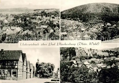 AK / Ansichtskarte Unterwirbach Gesamtansichten Fachwerkhaeuser Unterwirbach