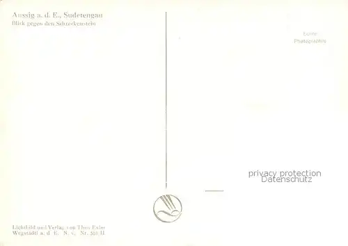 AK / Ansichtskarte Aussig_Usti_nad_Labem Schreckenstein 